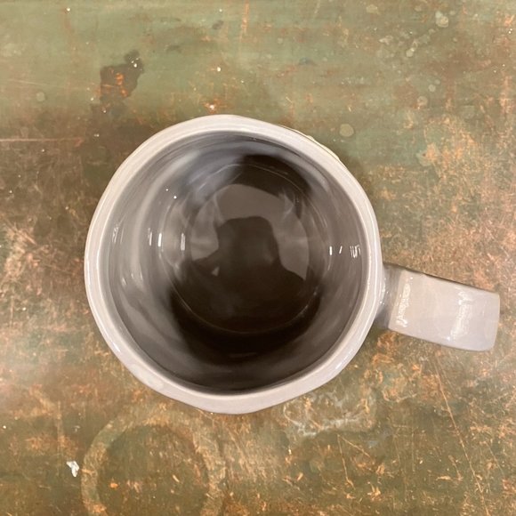 Mud Pie Oh Happy Day 16oz Ceramic Mug NWT - Picture 5 of 6